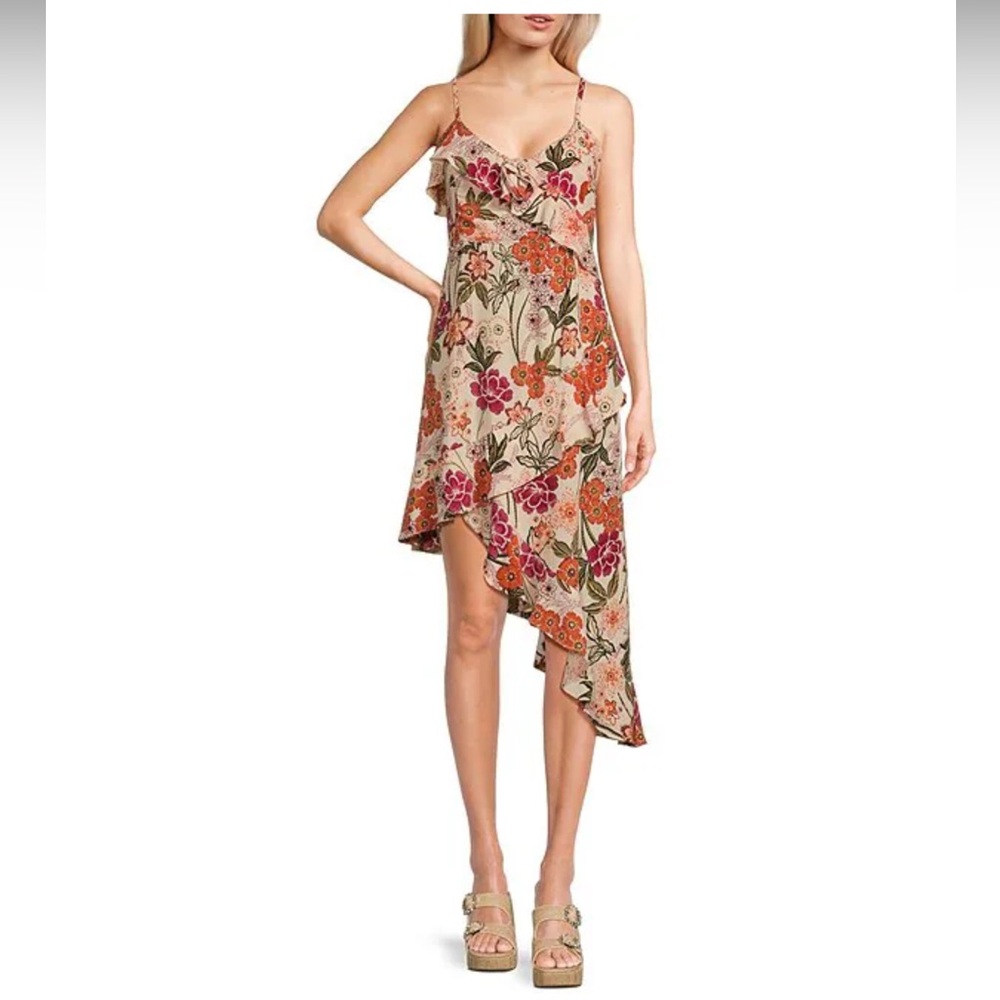 🆕ANGIE ASYMMETRICAL RUFFLED SUNDRESS (Sz S & M)